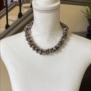 ⭐️Elegant Silver Toned “Disco Ball” Necklace